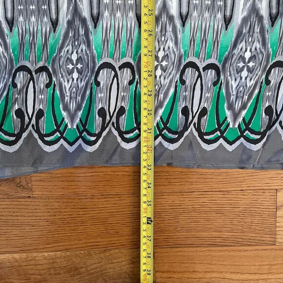 Jay Godfrey Womens Silk One Shoulder Mini Dress Size 0 Multicolor Print Cocktail - Picture 6 of 7